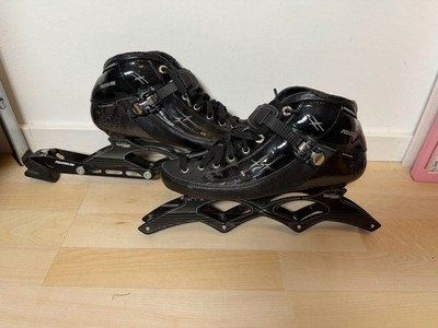 Powerslide Carbon Speedskating Eisschnelllauf Skates Größe 44