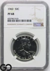 1960 Franklin Half Dollar, PROOF, NGC PR-68 ** Premium Quality High Grade PF!