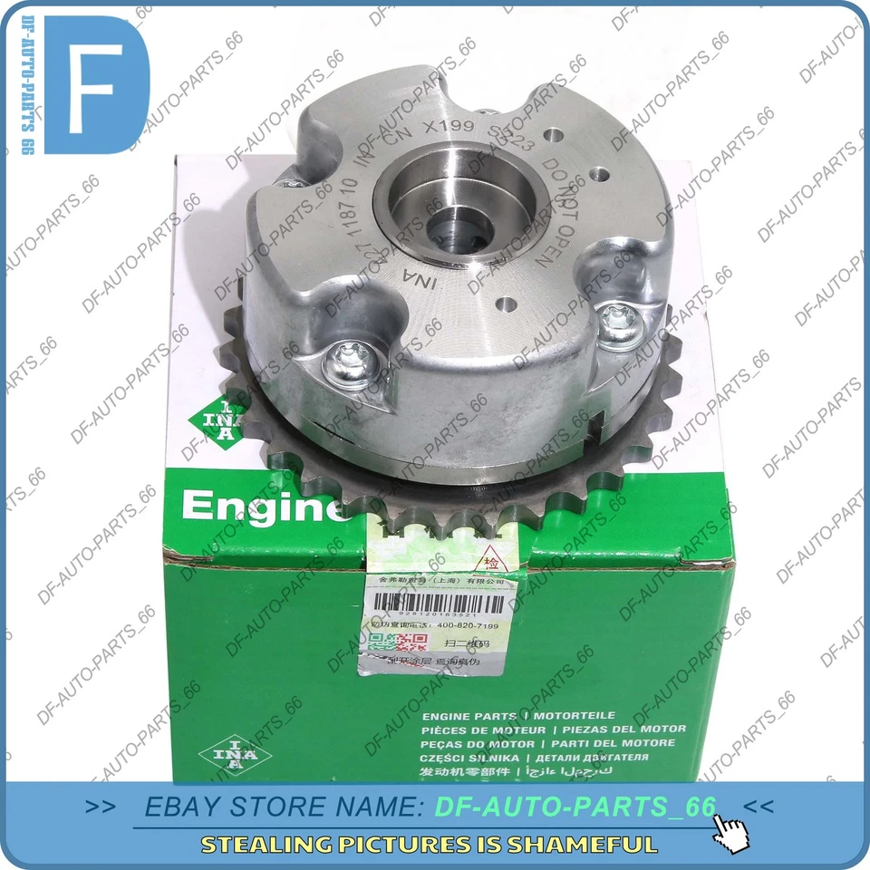 Ajustador de sincronización del árbol de levas 4 piezas para AUDI A6 3.2 CAJ CCA CALB 06E109083M 06E109084M Foto 2 de 4