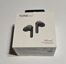 NEW Black Original LG Tone Free HBS-FN6 UV Nano Wireless Earbuds in Retail Pkg