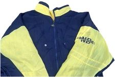 Vtg 90s Varsity Windbreaker Sz L Notre Dame Signed Lou Holtz ? Read Description