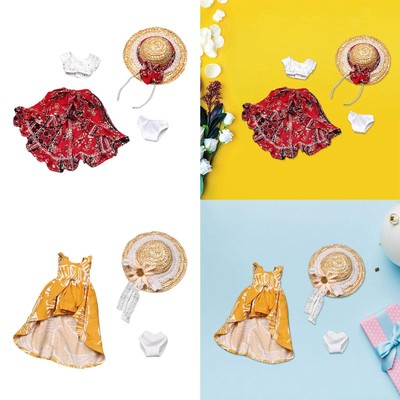 4 Stck. Mode 1/6 Oberteil und Rock Hut Unterhose für 12 Zoll Puppe Modell Figuren
