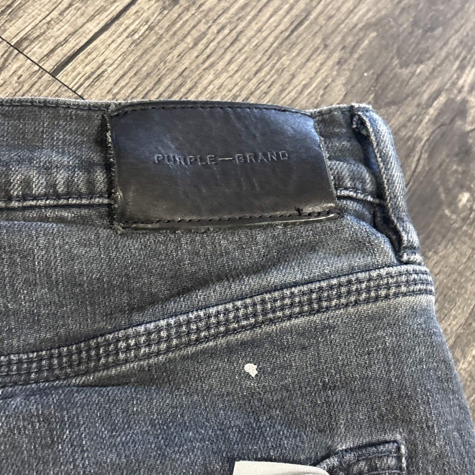 Purple Brand Men’s P001 Paint Splatter Slim Leg Low Rise 31 Fits 30 X 30.5 NEW - View 24