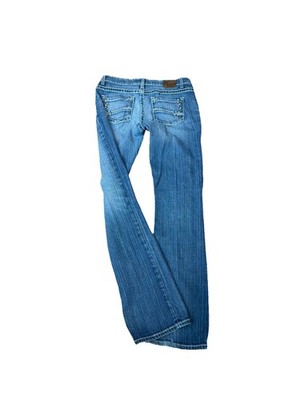 BKE  Wm s  Bootcut Payton Bling Jeans SZ 30L Actual True SZ (32/33x33) Vtg Y2K