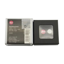 NEW Genuine Leica M Soft Release Button 12mm Red with "Leica" lettering 14010