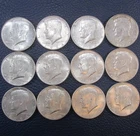 1964 D Kennedy Half Dollar 90% Silver - Lot Of 12 Condition Varies c