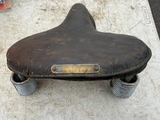Pan saddle veteran vintage pre war seat sprung barn find bsa Ajs Ariel leather