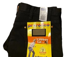 Wrangler Pro Rodeo Cowboy Cut Black Jeans 36x30 NWT 1PR 13MWZ Flared Bootcut