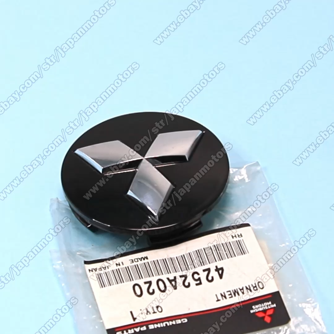 Genuine Mitsubishi Eclipse Cross Wheel Disc Center Cap Black Alloy