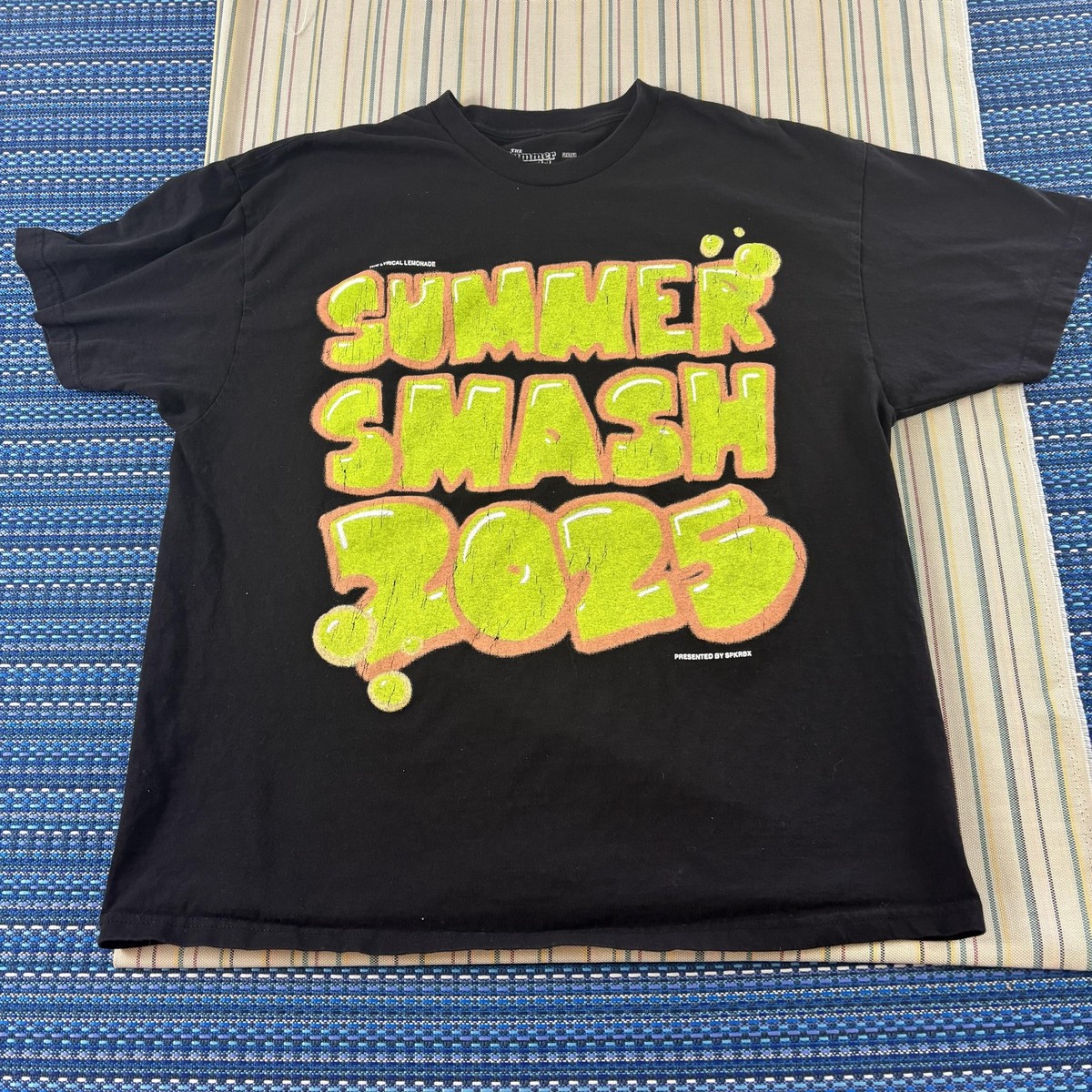 MU CHALLENGE GAMES SUMMER 2024 Tシャツ The Summer Smash 2025 Shirt Mens 2XL Black Festival Lyrical