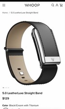 Whoop 5.0 LeatherLuxe Band Italian Leather New Band Only - NEW small/ medium