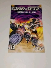 Vtg 2001 WAR JETZ PlayStation 2 PS2 Original 3DO Instruction Manual Booklet Only