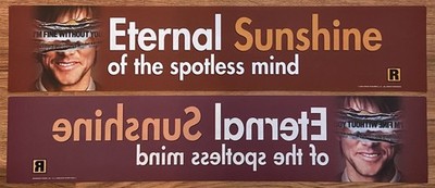   Eternal Sunshine Of The Spotless Mind - Movie Theater Mylar / Poster 5x25