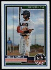 2023 Panini Stars & Stripes USA Baseball #20 Nazzan Zanetello