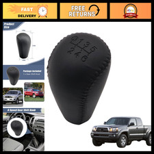 6 Speed Leather Gear Shift Knob For Toyota Tacoma 2005-2015 Lexus Es300h - Blac 6 Speed Leather Gear Shift Knob For Toyota Tacoma 2005-2015 Lexus Es300h - Blac