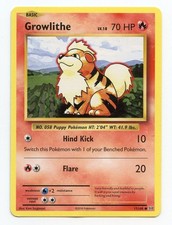 Growlithe 17/108 Regular XY Evolutions Pokemon English Basic