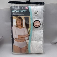 Vintage Kmart Pink K 4 Plus Briefs White Modern Fit 100 Cotton Size 12