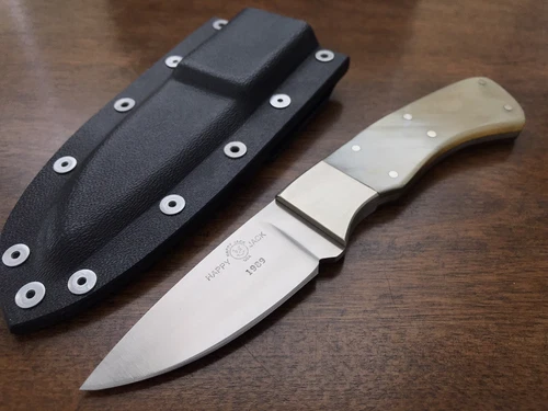 Chuck Garlits (Happy Jack Knives) Custom Small Fixed Blade Knife