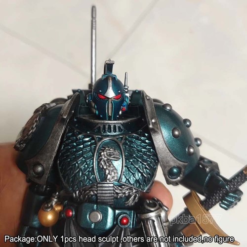 Modelo esculpido cabeza de hombre pintado premium para figura de acción Joytoy Alpha Legion - Imagen 4 de 6