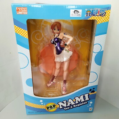 ワンピース　ナミ　フィギュア　p.o.p nami bb_02　repaint 中古】(本体A/箱B)Portrait.Of.Pirates ワンピース“LIMITED