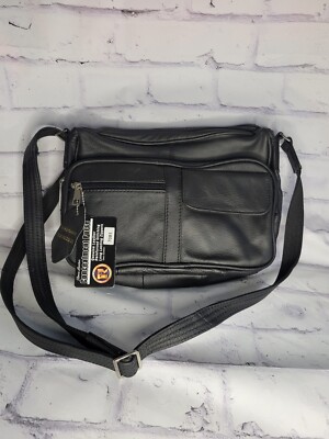 ROMA LEATHERS Gun Concealment  Purse Organizer With 2 Lock Zippers And 4 Keys