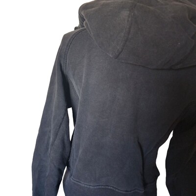 Lululemon Athletica Jacket Black Pink Logo Zip-Up Hoodie Hooded