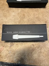 Vintage SONY CARDIOID MICROPHONE F-98 with CASE