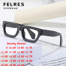 Square Anti Blue Light Reading Glasses For Men Women Fashion Presbyopic Glasses