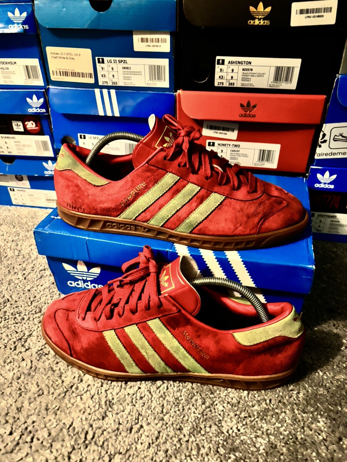 adidas red and green hamburg