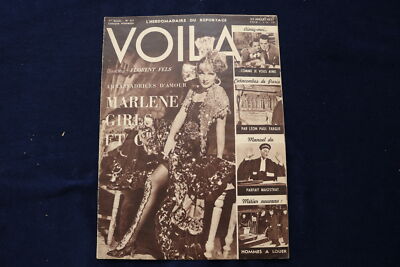 1937 JULY 23 VOILA MAGAZINE - MARLENE DIETRICH - FRENCH COVER - E 23771