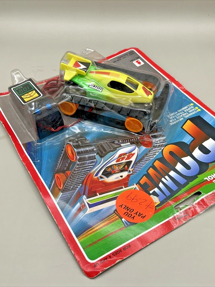 1991 Scientific Toys Hong Kong R/C PowerTrax NOS Remote Fun on Trax - Image 4 of 4