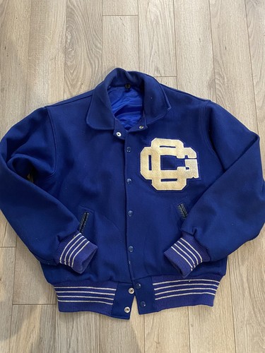 vintage college letterman jacket 50's 