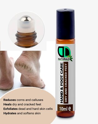 Hand & Fuß trockene & rissige Füße Behandlung Massage Roller Ball 10ml hyderiert Haut