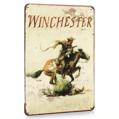 Blechschild Winchester Werbeschild 20x30cm Retro Vintage TEL-248