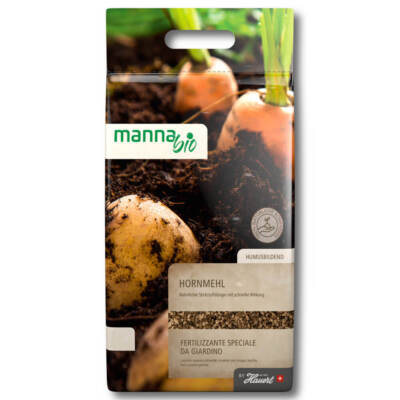 Manna Bio Hornmehl 2,5 kg Gemüsedünger Stickstoffdünger Blumendünger Univers