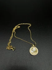 Scorpio Zodiac Sign Astrology Horoscope Round Circle Pendant Necklace