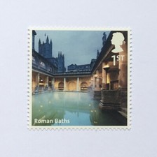 Roman Baths Bath 2012 U.K. MNH GB 1st Class Postage Stamp - Free UK Postage 