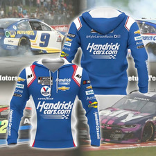 Hendrick Motorsports Racing Hoodie NASCAR-Inspired Pullover for Motorsport Fan