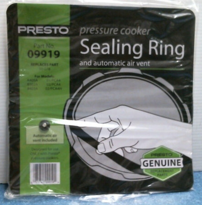 Presto Pressure Cooker Sealing Ring & Automatic Air Vent  (09919) FS