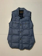 Vintage Eddie Bauer Blue Goose Down Puffer Women’s Quilted Vest Jacket 