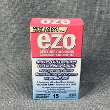 Ezo Denture Cushions Makes Old Dentures Fit New Again 15 Lower Heavy
