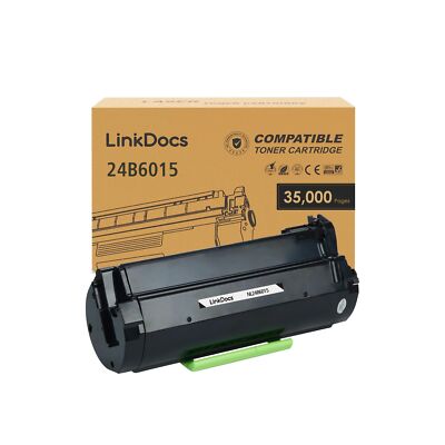LinkDocs 24B6015 Toner Cartridge Replacement for Lexmark 24B6015 Work for M51...