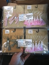 Lot Of 120 Total Assorted 6-Count Mini Tassel Pack Graduation Pink
