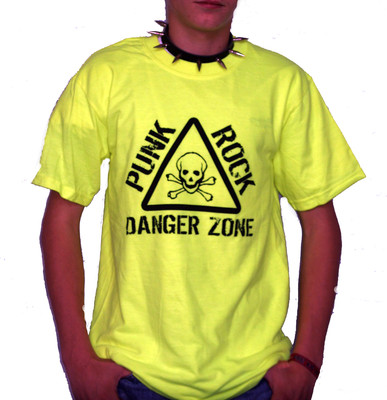 PUNK ROCK DANGERZONE Neon T-Shirt neon-gelb