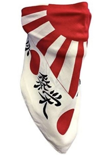 Japanese KAMIKAZE Japan Battle Flag VELCRO®Brand close Rising Sun Mask Bandana