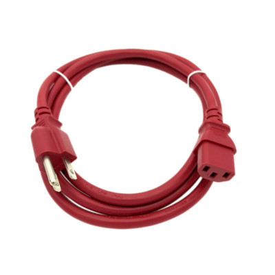 Red Color 6FT New SONY PLAYSTATION 3 PS3 1st Gen. Power Cord AC
