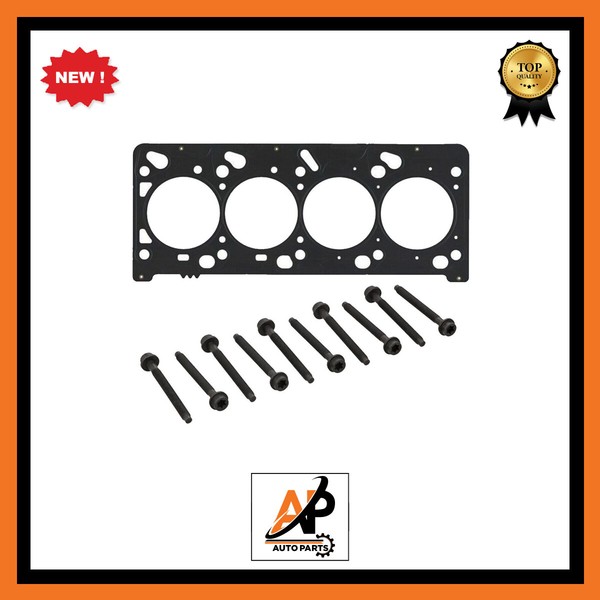 FüR Ford Focus Rs MK1 & Zetec Turbo Mls 0.6MM Elring Kopfdichtung & Bolzen Set-image