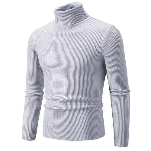 Herren Pullover Rollkragenpullover Männer Strickwaren Winter Langarm Strickpullover - Bild 26 von 38