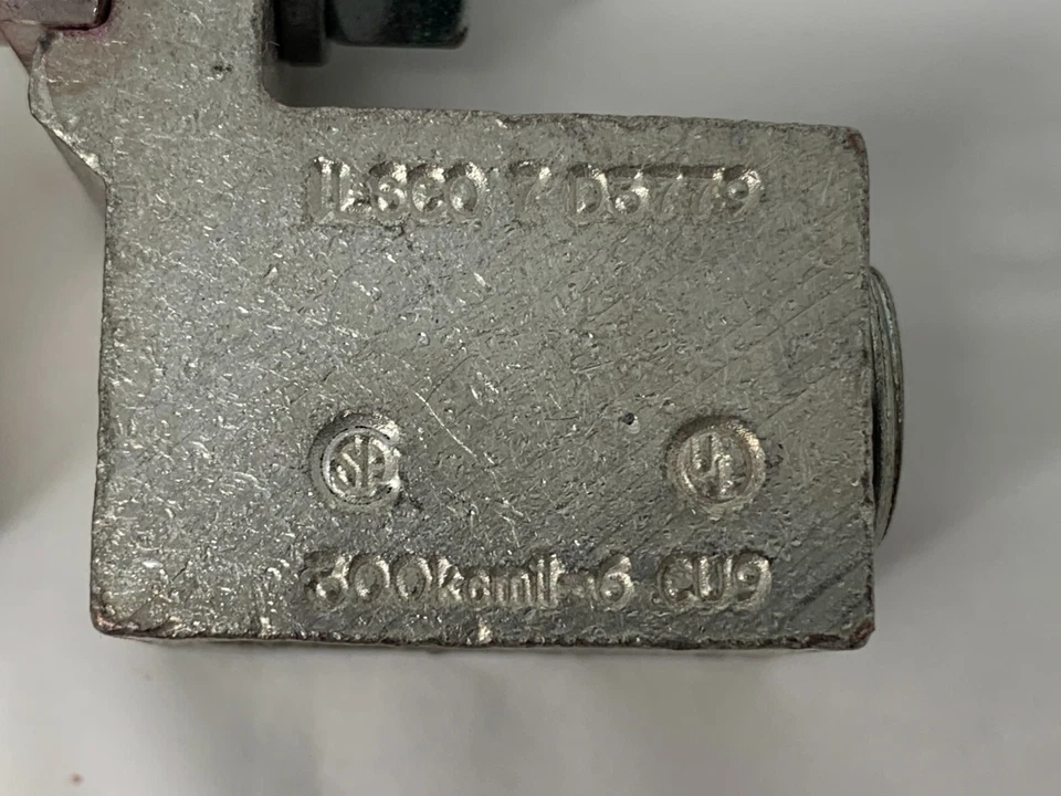 ILSCO D3779 300kcmil-6 CU9 Mechanical Lug Fits Allen-Bradley Contactors Lot of 3 - Image 3 of 4