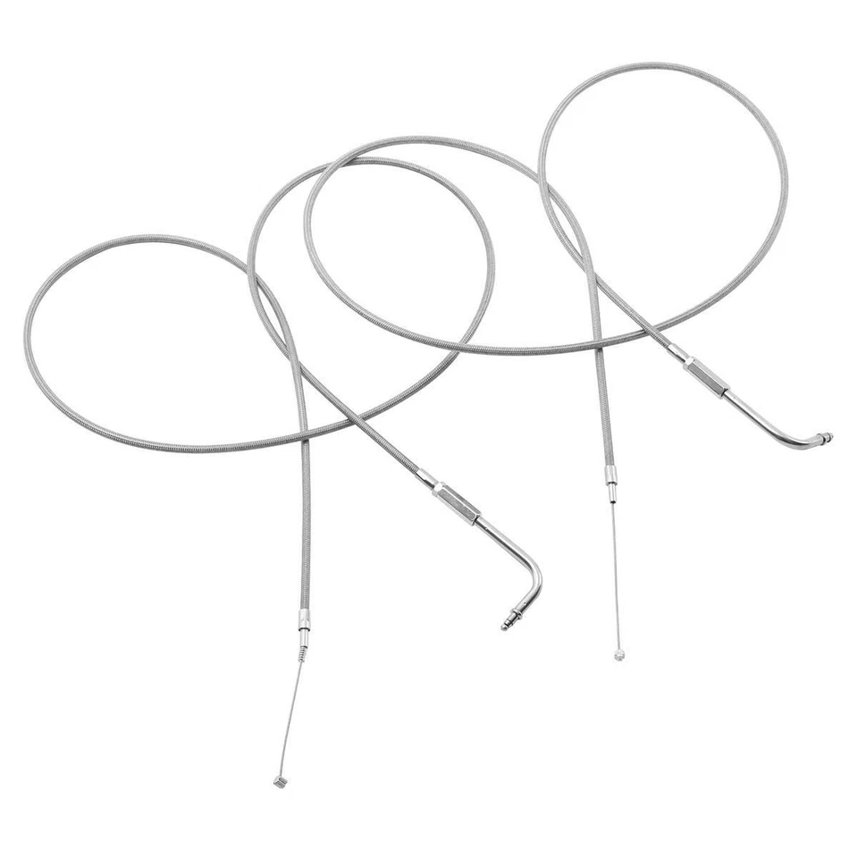 140cm Throttle Cable Fit For Harley Softail FXST Dyna FXD 1996-2010  - image 4 of 4